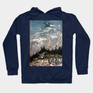 Spirits of the Catskill Mountains - Arthur Rackham Hoodie